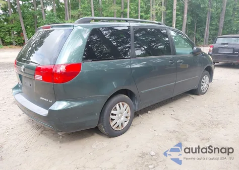 2004 Toyota Sienna Le из США, поврежденный, VIN 5TDZA23C54S118313